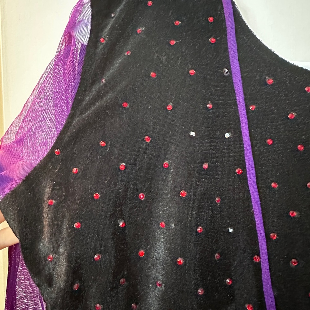 Ethnic Indian Wear Purple and Red Maxi Dress - Picture 7 of 15